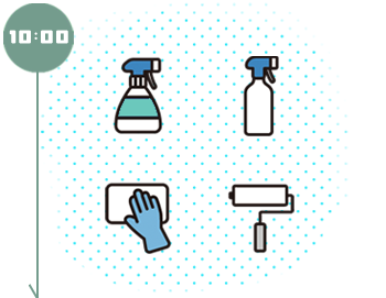 【 10:00 】 作業開始